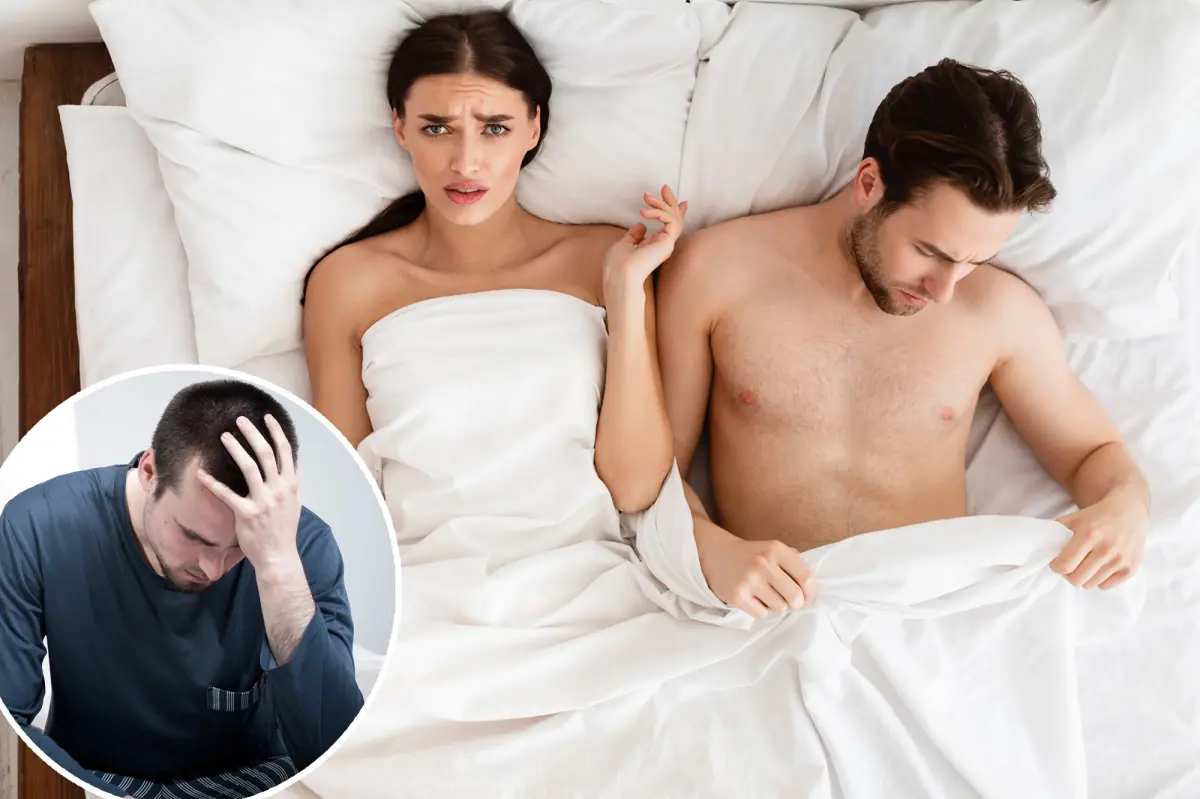 A couple reflecting on intimacy and wellbeing